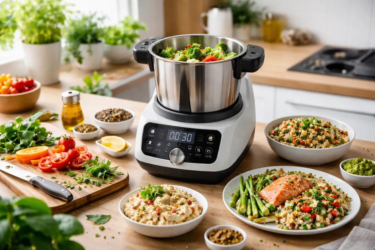 Comment préparer des plats savoureux et sains avec un robot de cuisine