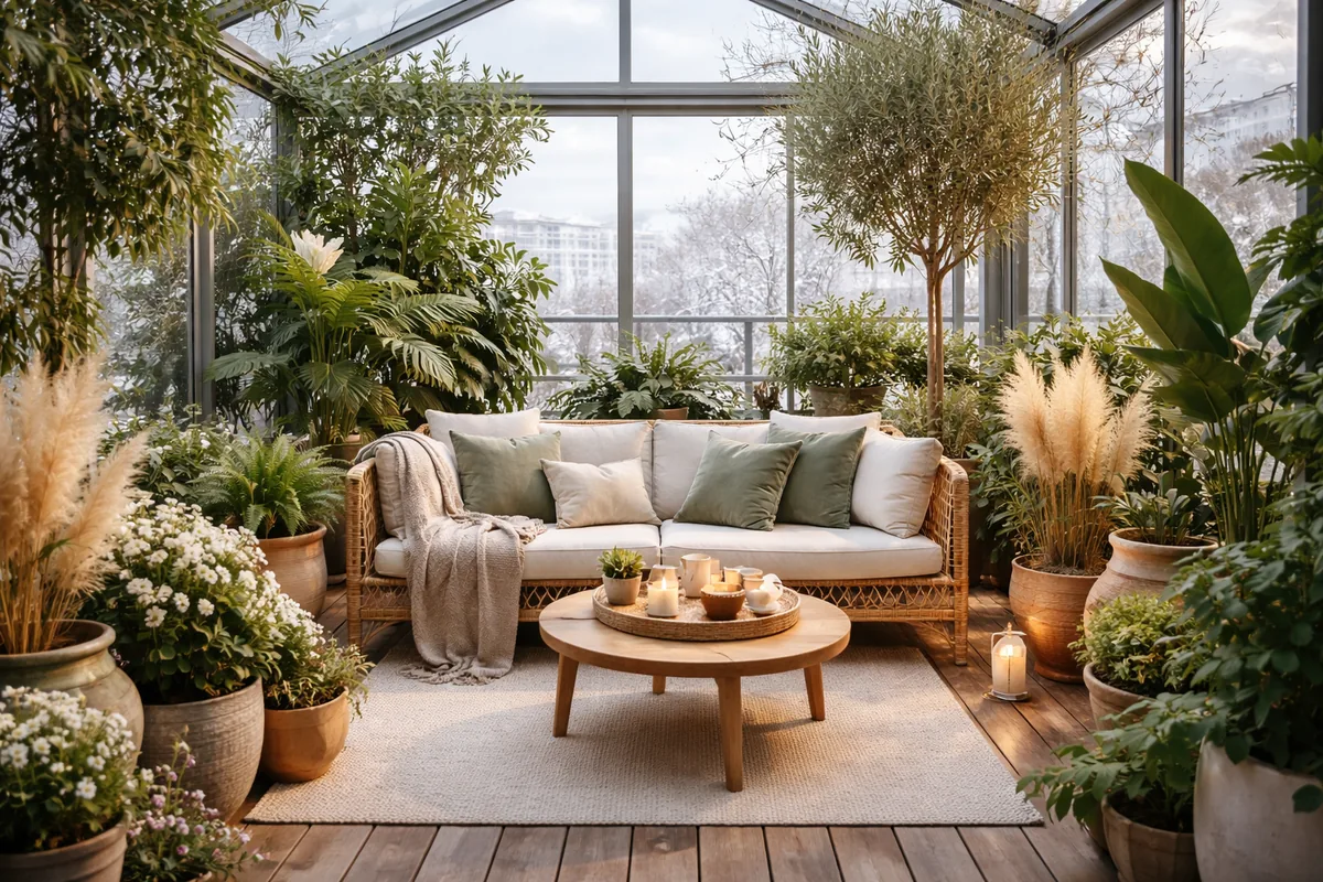 Comment créer un jardin d'hiver sur votre terrasse