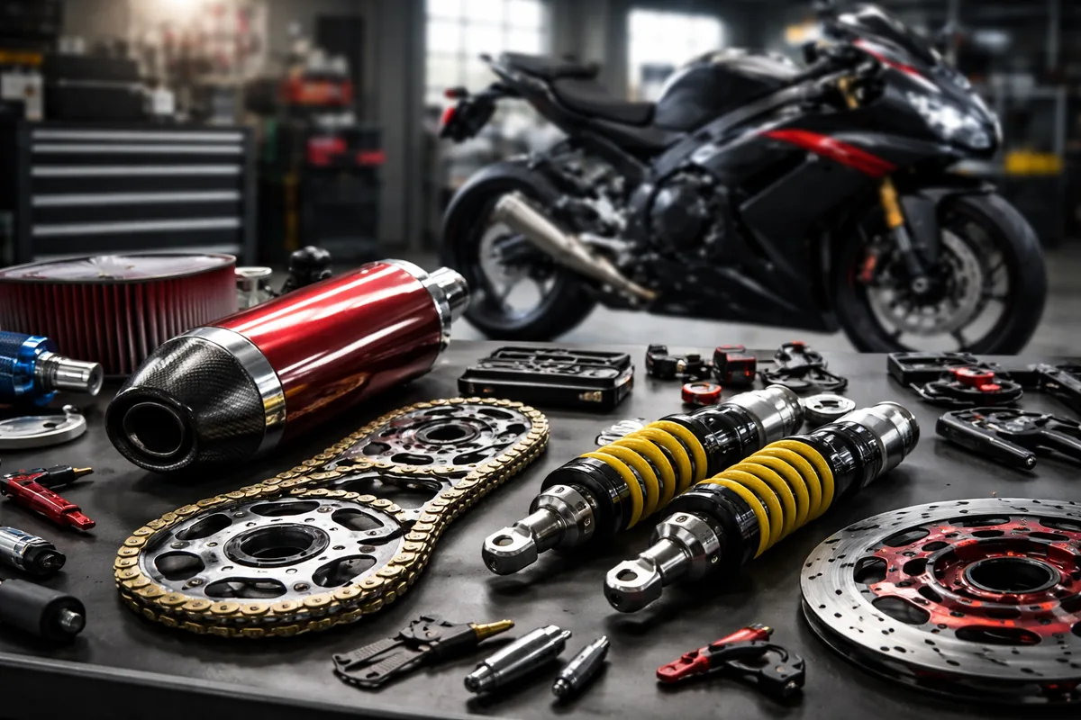 Comment choisir des pièces de moto pour améliorer les performances