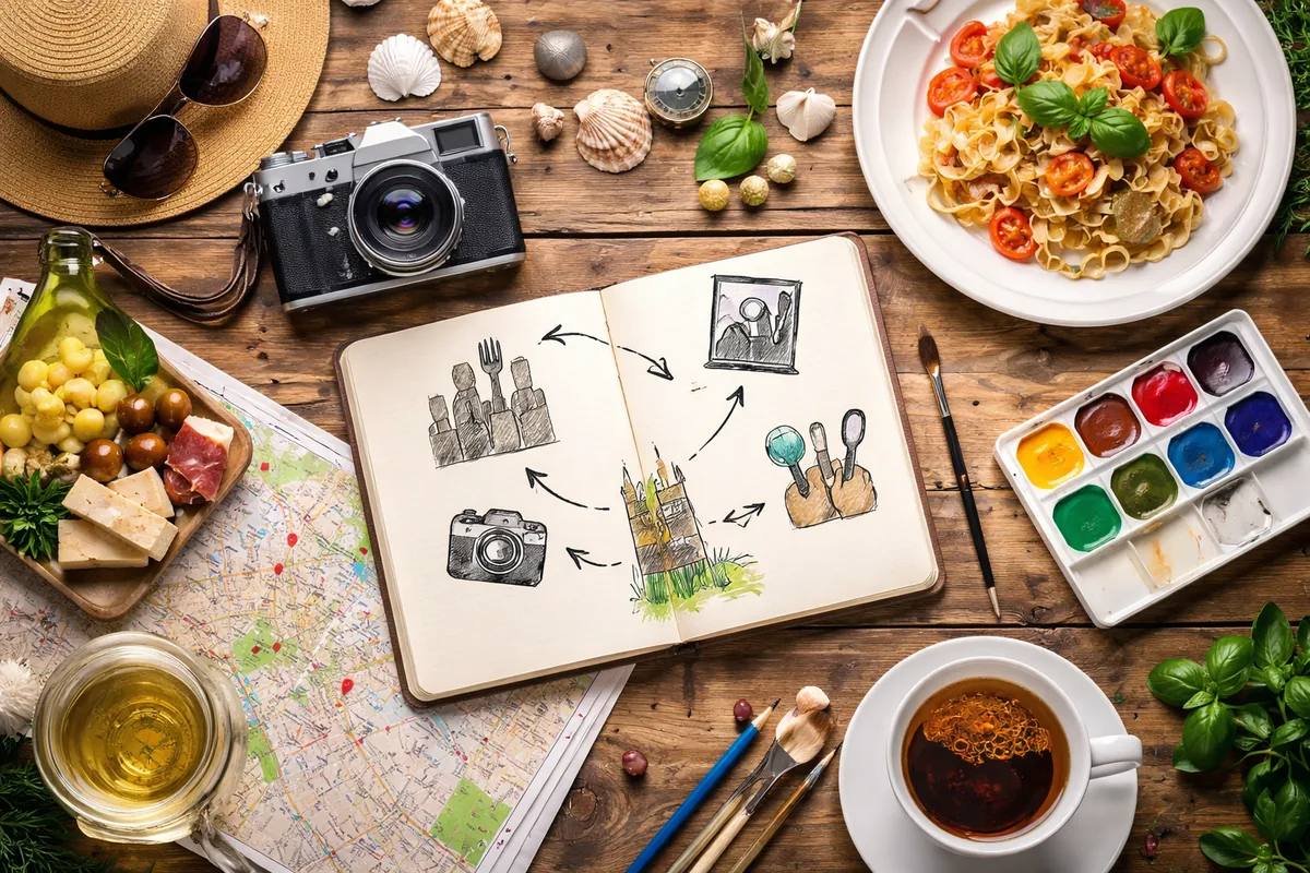 Comment organiser un voyage autour de la gastronomie, de l'urbex et des loisirs créatifs