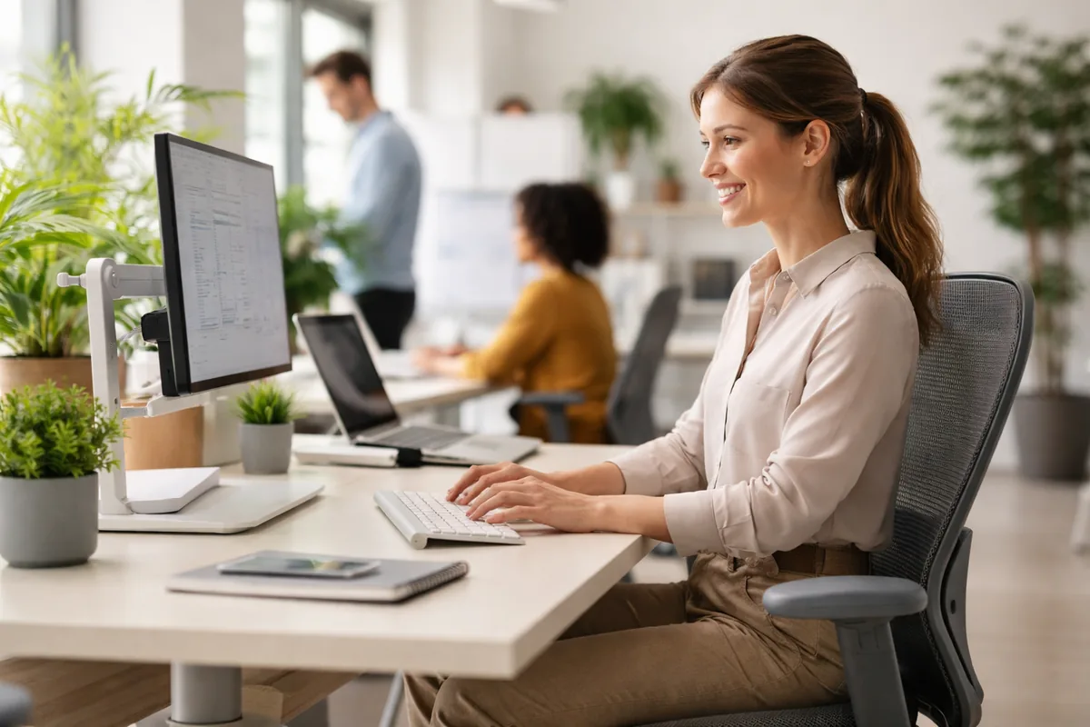 Les bénéfices d'une ergonomie adaptée pour améliorer l'efficacité au travail
